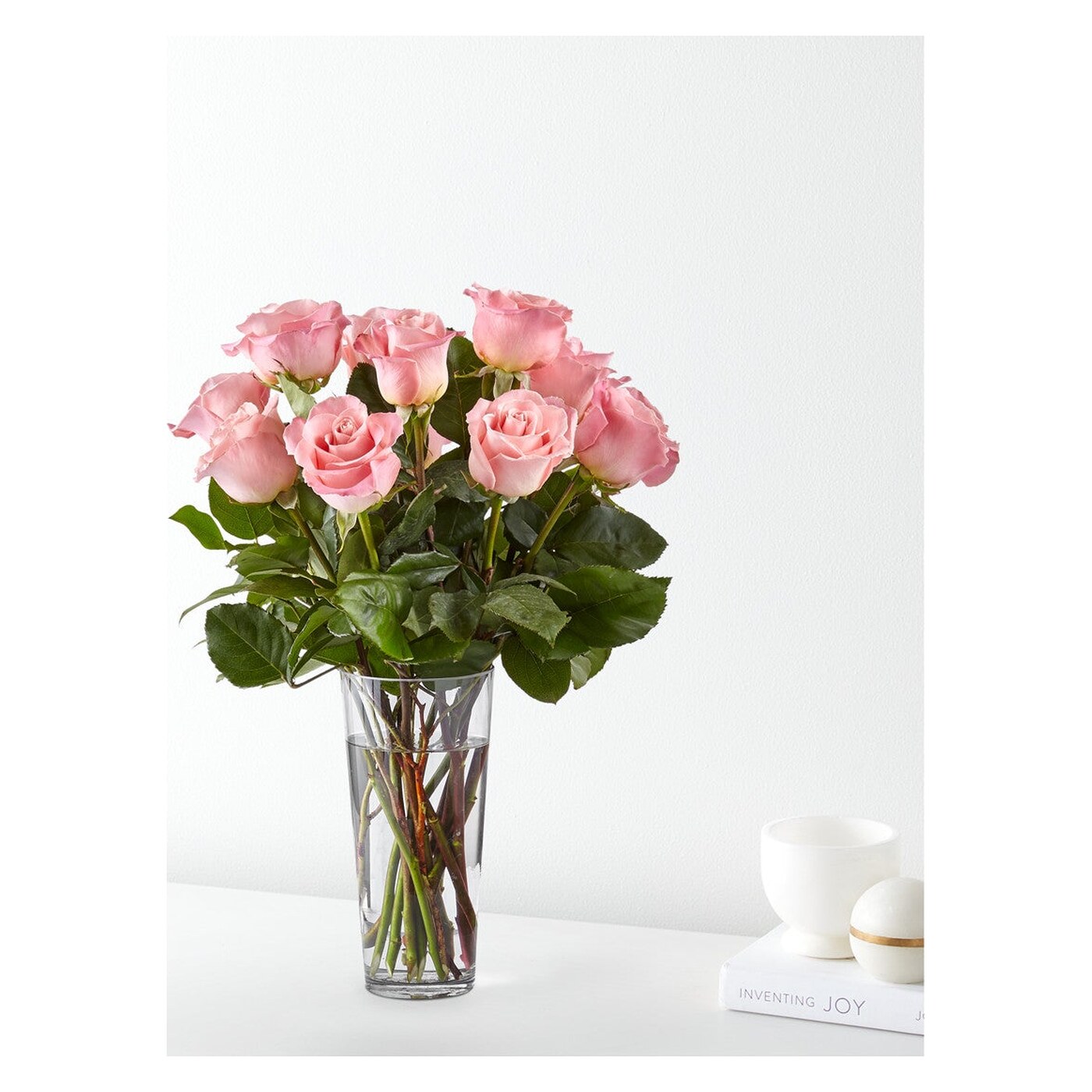 Long Stem Pink Rose Bouquet