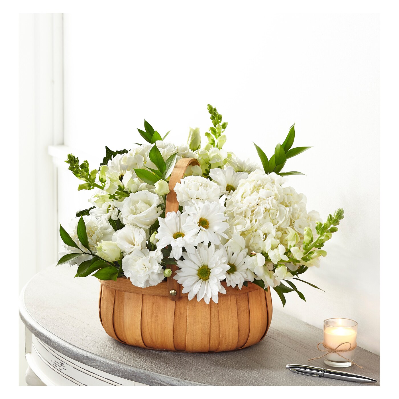 Pure Ivory Basket