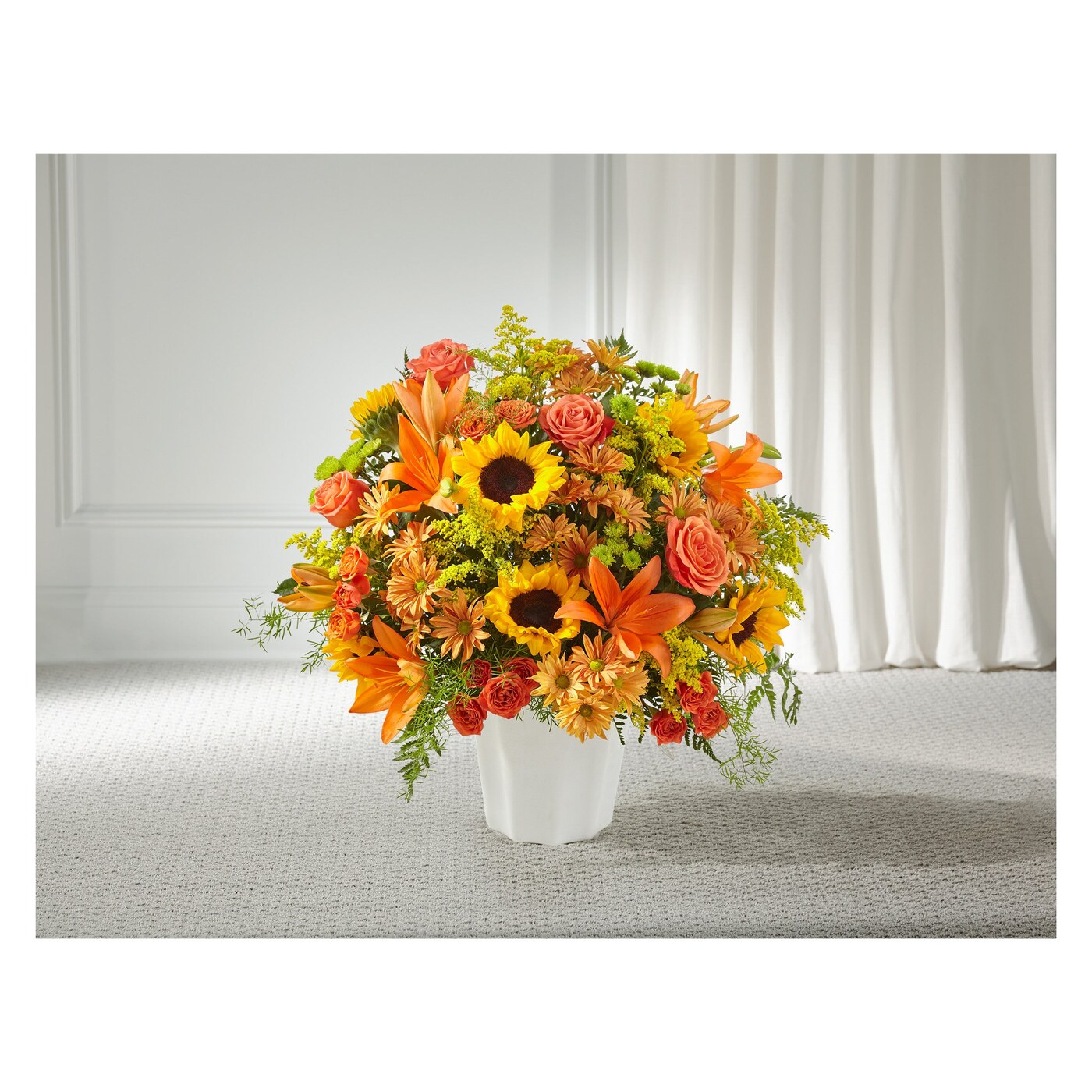 Harvest Thoughts Floor Basket