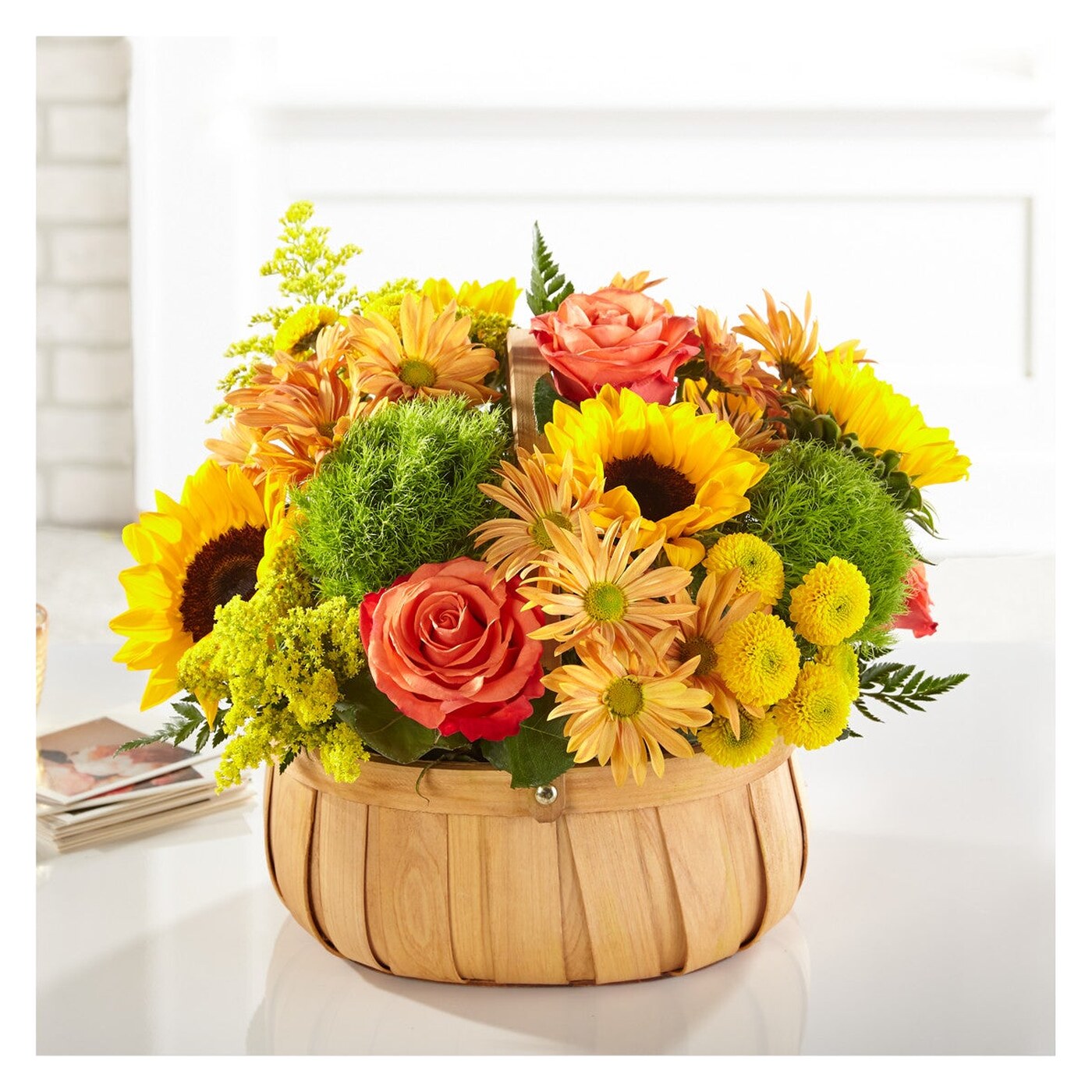 Harvest Sunflower Basket