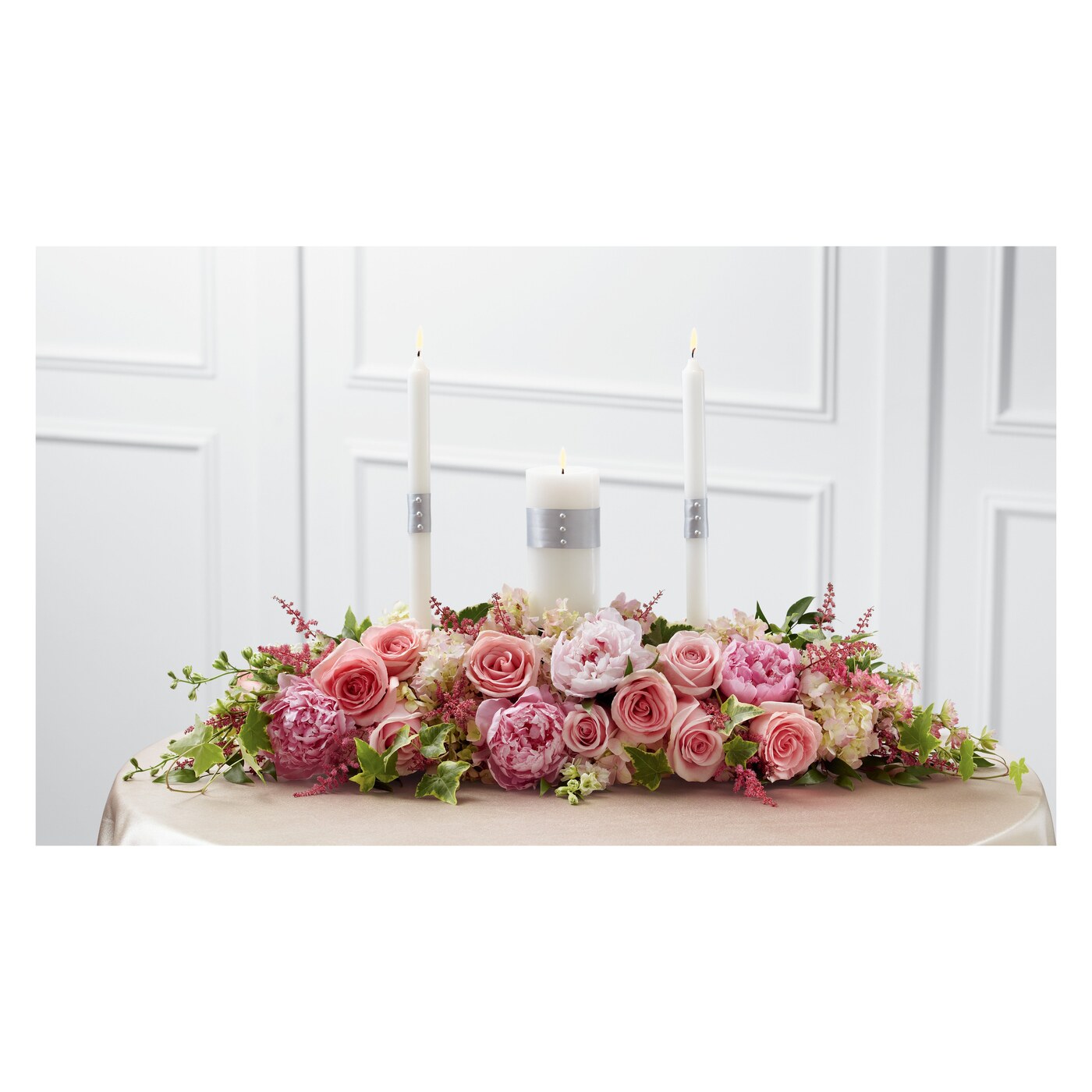 Worldwide Romance Unity Candle Arrangement