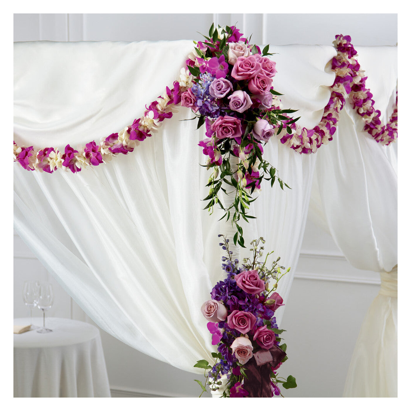 Color & Light Chuppah Decor