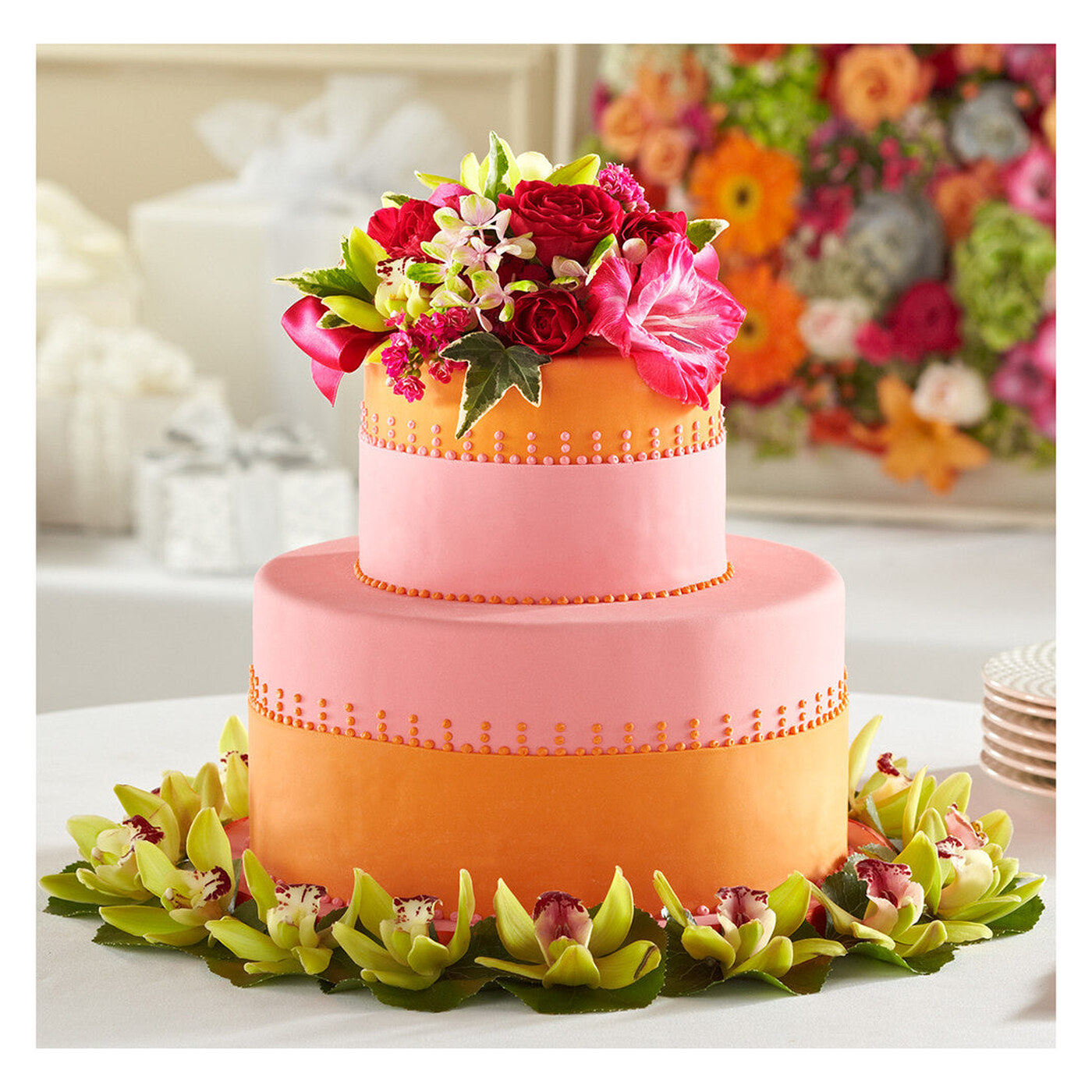 Sweet Citrus Cake Decor