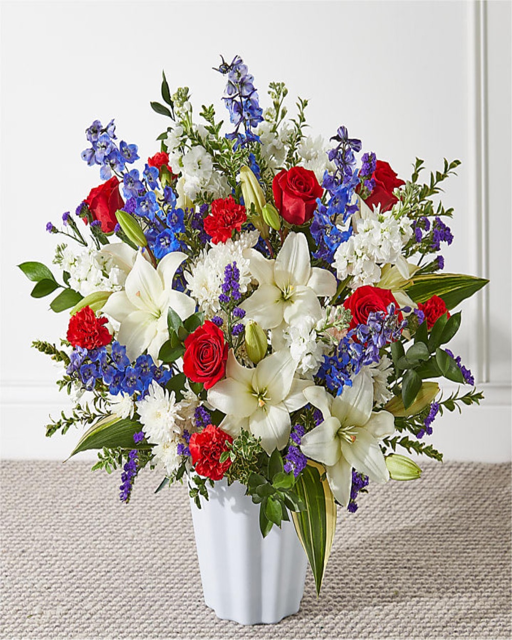 Consoled Floor Basket - Deluxe