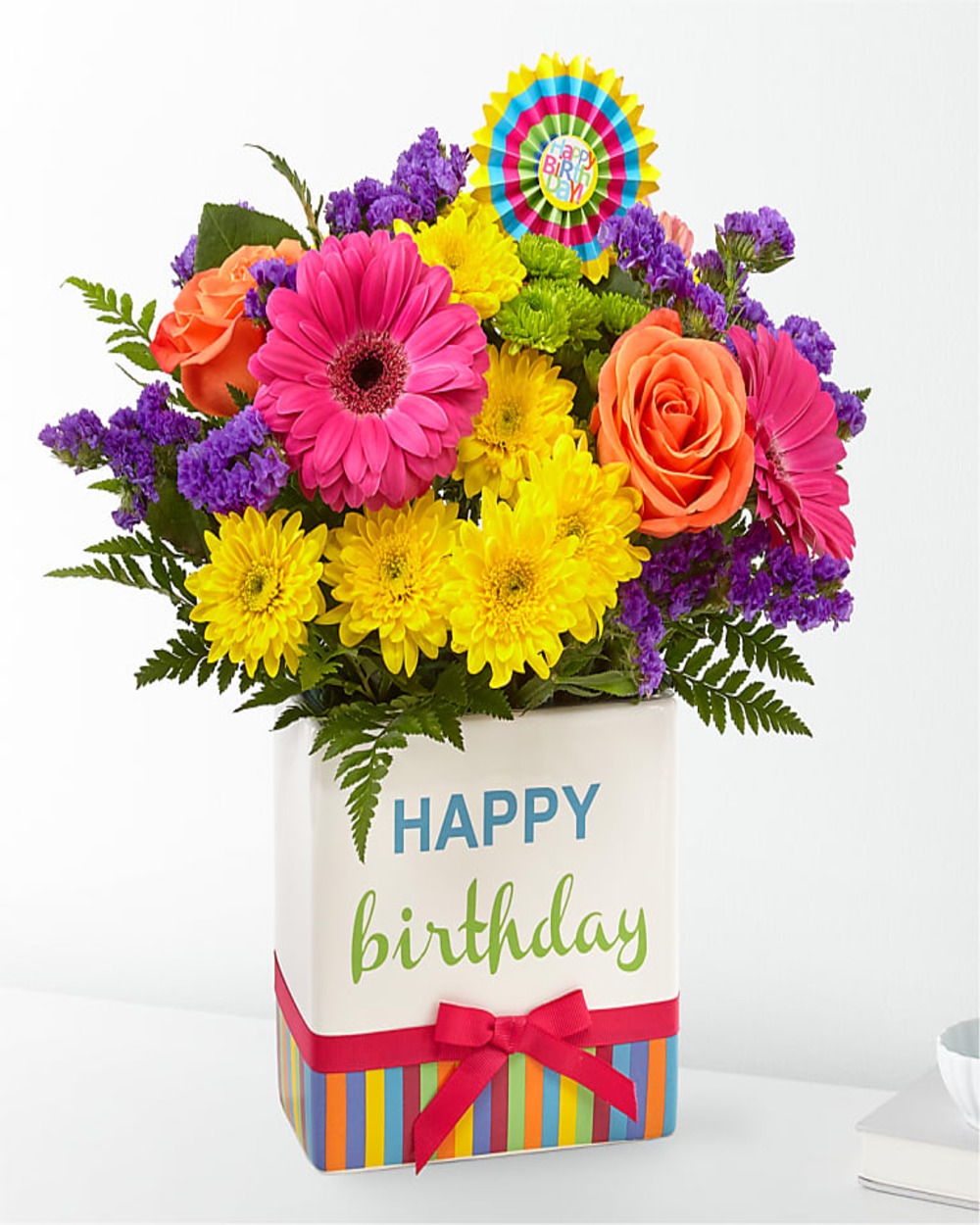 Birthday Brights Bouquet - Deluxe